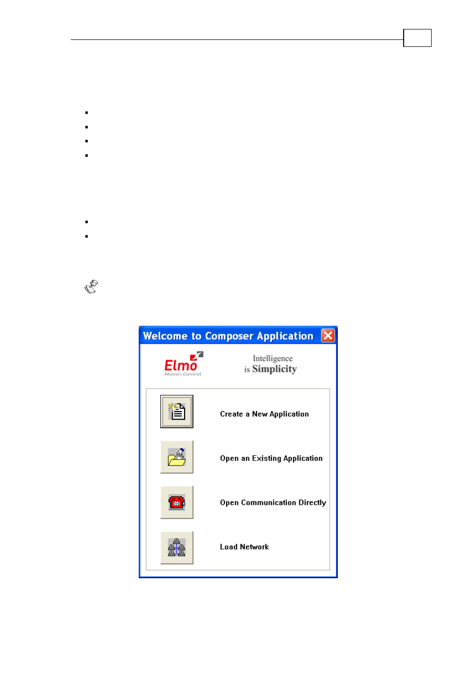 Elements, Establishing communication with a drive, Chapter 2:elements | Chapter 2: elements, 1 establishing communication with a drive | ElmoMC SimplIQ Digital Servo Drives-Bell Getting Started User Manual | Page 8 / 94