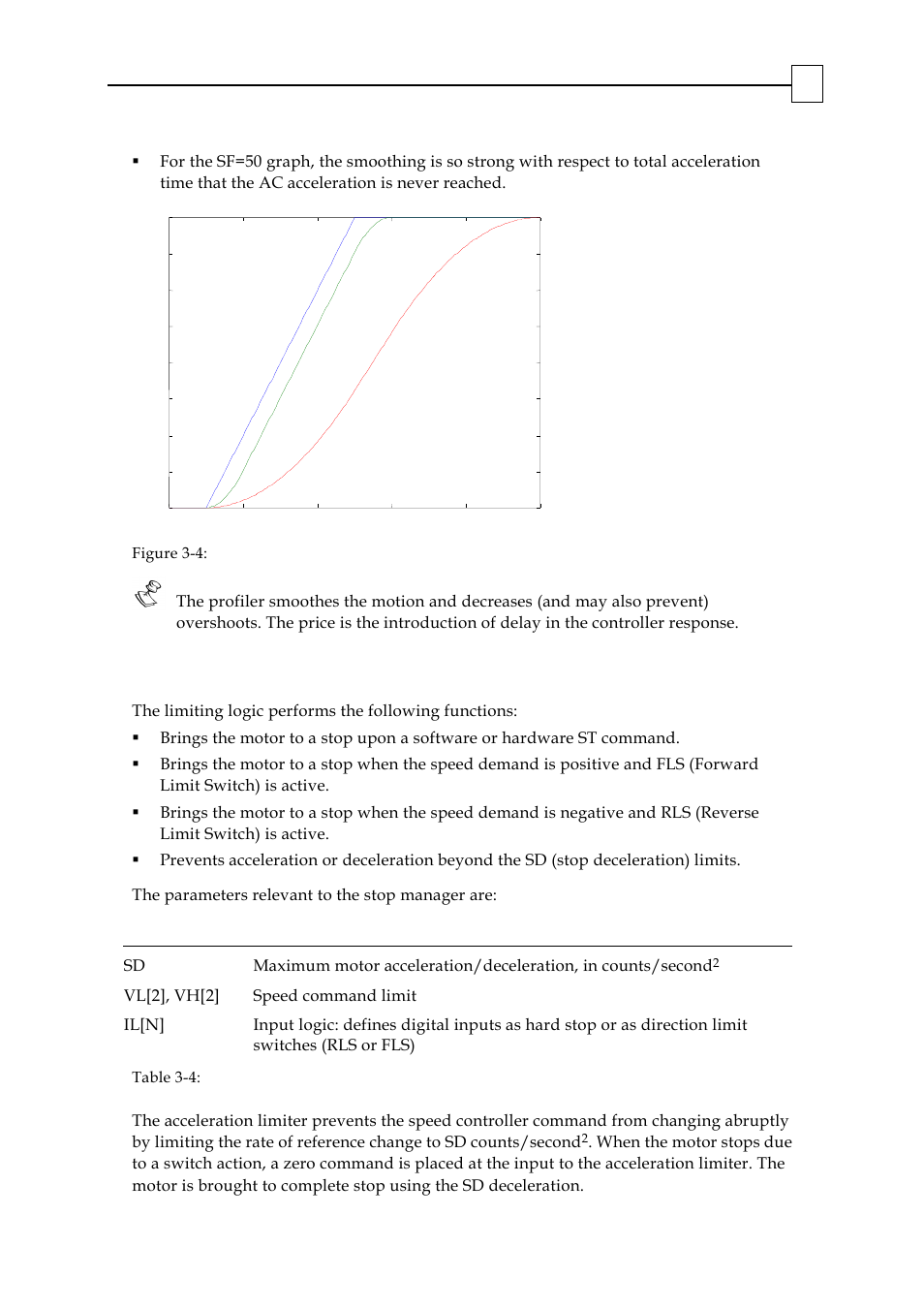 Acceleration limiting and switch logic, 2 acceleration limiting and switch logic | ElmoMC SimplIQ Digital Servo Drives-Bell Command Reference User Manual | Page 213 / 315