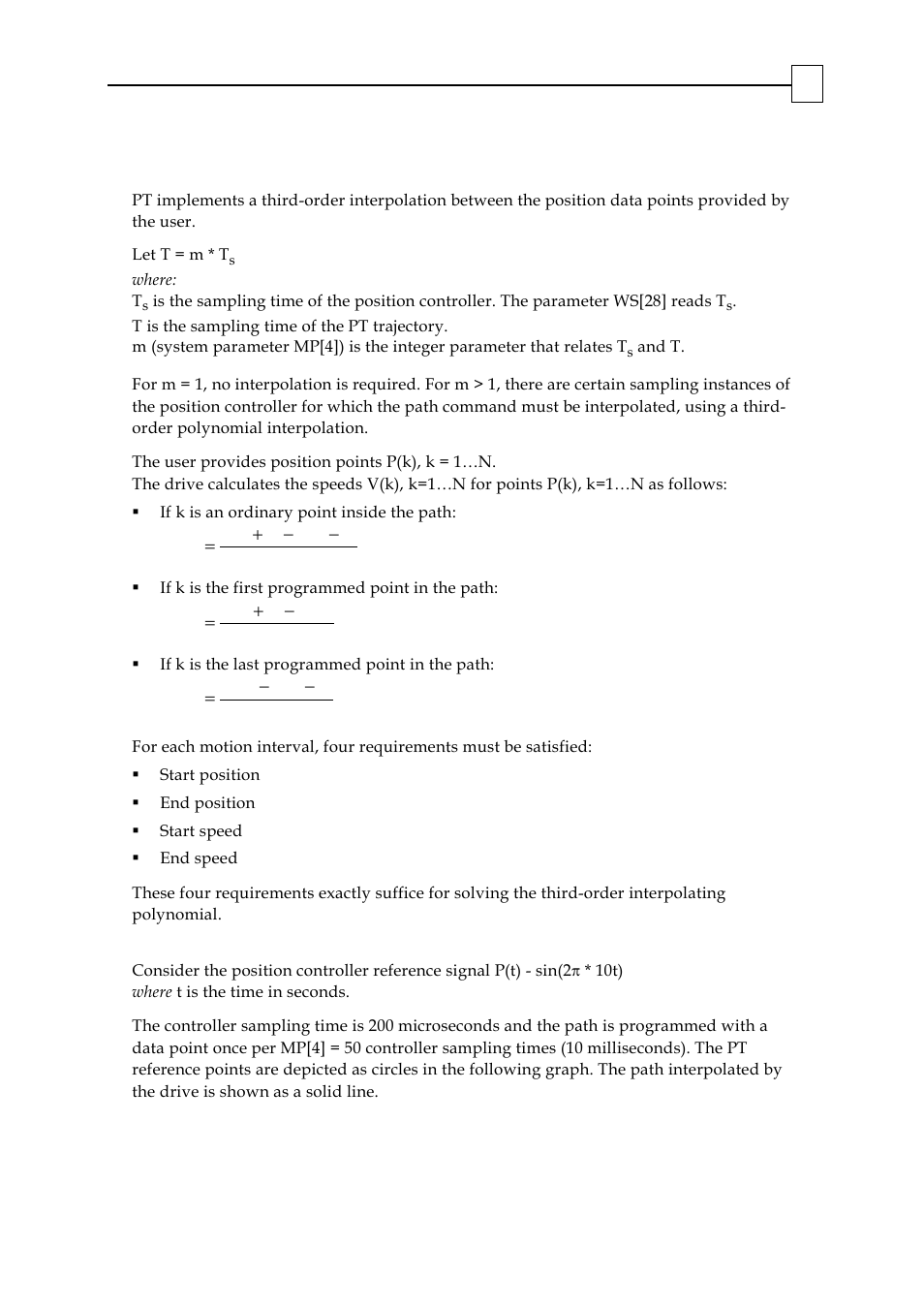 1 interpolation, Mathematics, 1 interpolation mathematics | ElmoMC SimplIQ Digital Servo Drives-Bell Command Reference User Manual | Page 259 / 315