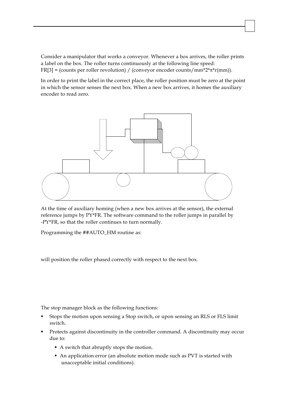 Stop manager, General description, 1 general description | ElmoMC SimplIQ Digital Servo Drives-Bell Command Reference User Manual | Page 277 / 315