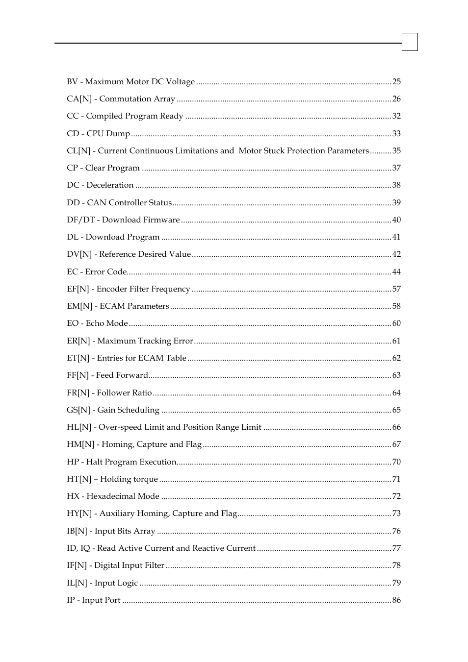 ElmoMC SimplIQ Digital Servo Drives-Bell Command Reference User Manual | Page 5 / 315