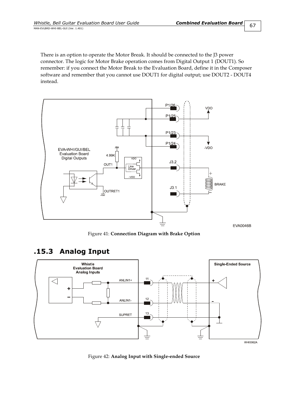 3 analog input, Analog input | ElmoMC SimplIQ Digital Servo Drives-Guitar Evaluation Board User Guide User Manual | Page 67 / 93