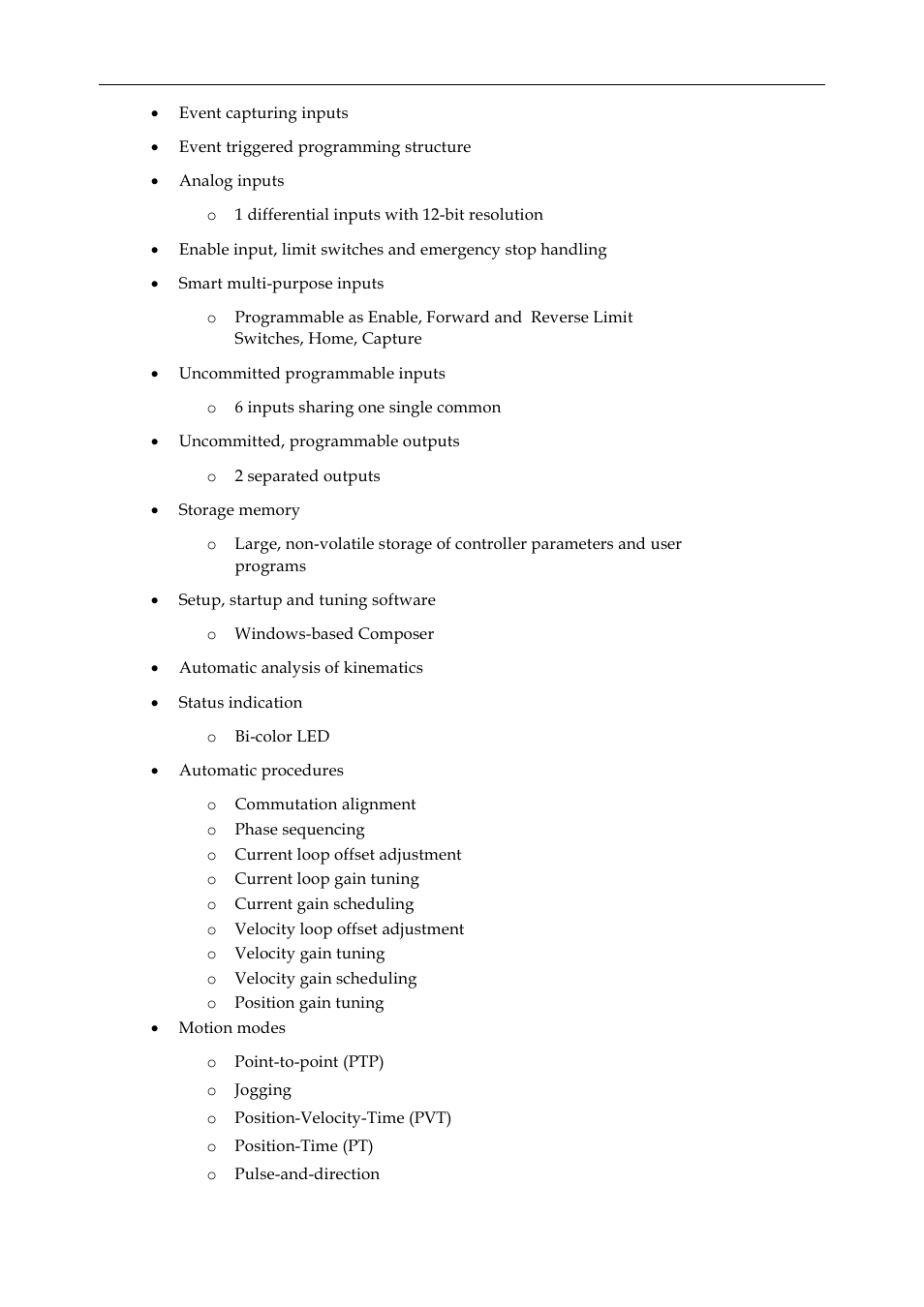 ElmoMC SimplIQ Digital Servo Drives-Whi-Trio Installation Guide User Manual | Page 42 / 62
