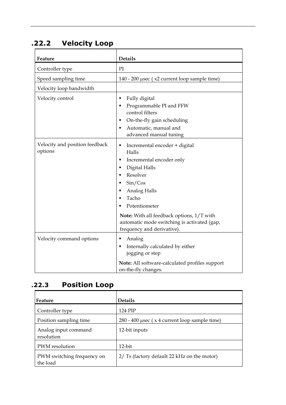 2 velocity loop, 3 position loop, Position loop | ElmoMC SimplIQ Digital Servo Drives-Whi-Trio Installation Guide User Manual | Page 47 / 62