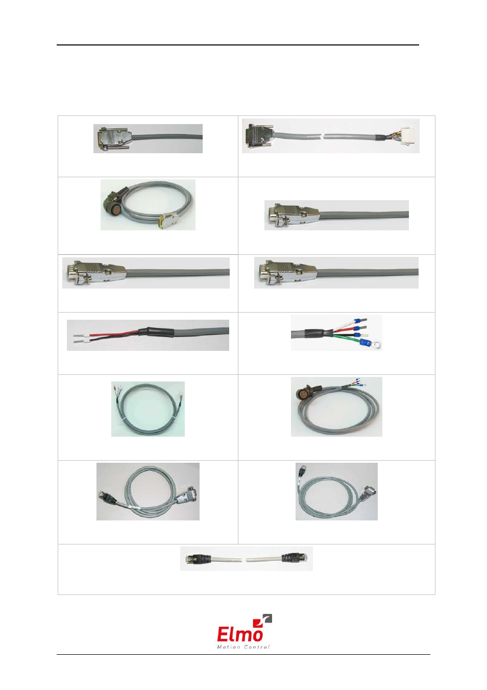 ElmoMC SimplIQ Digital Servo Drives-Cello Cable Kit User Manual | 17 pages