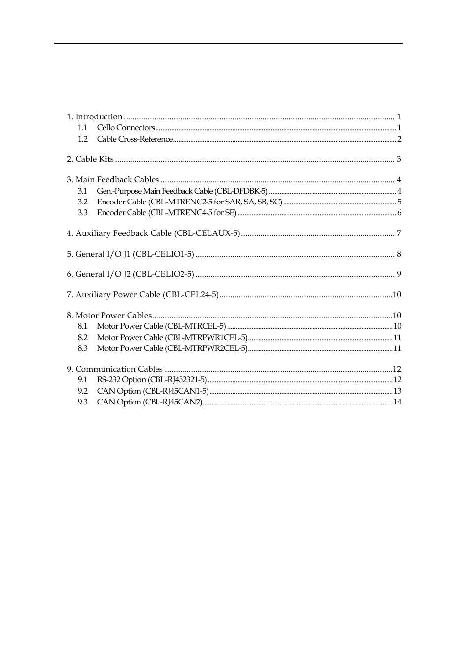 ElmoMC SimplIQ Digital Servo Drives-Cello Cable Kit User Manual | Page 3 / 17
