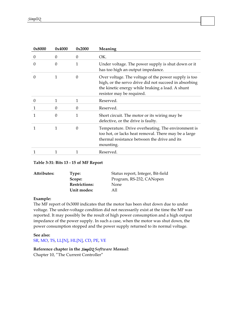 ElmoMC SimplIQ Command Reference User Manual | Page 103 / 188