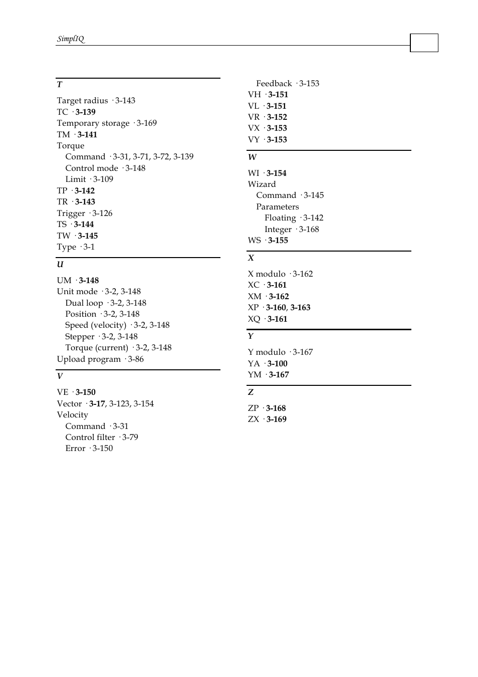 ElmoMC SimplIQ Command Reference User Manual | Page 188 / 188