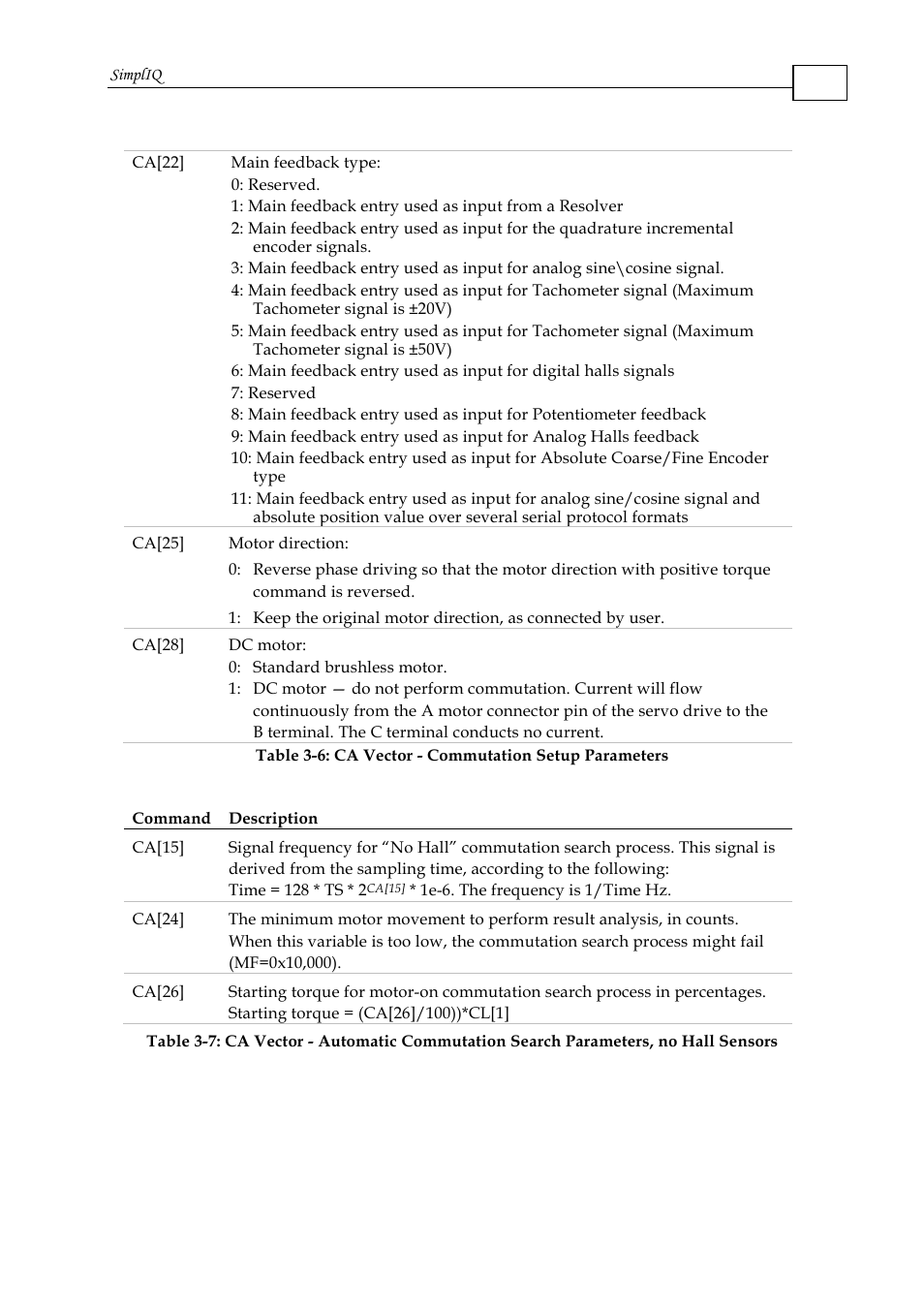 ElmoMC SimplIQ Command Reference User Manual | Page 31 / 188