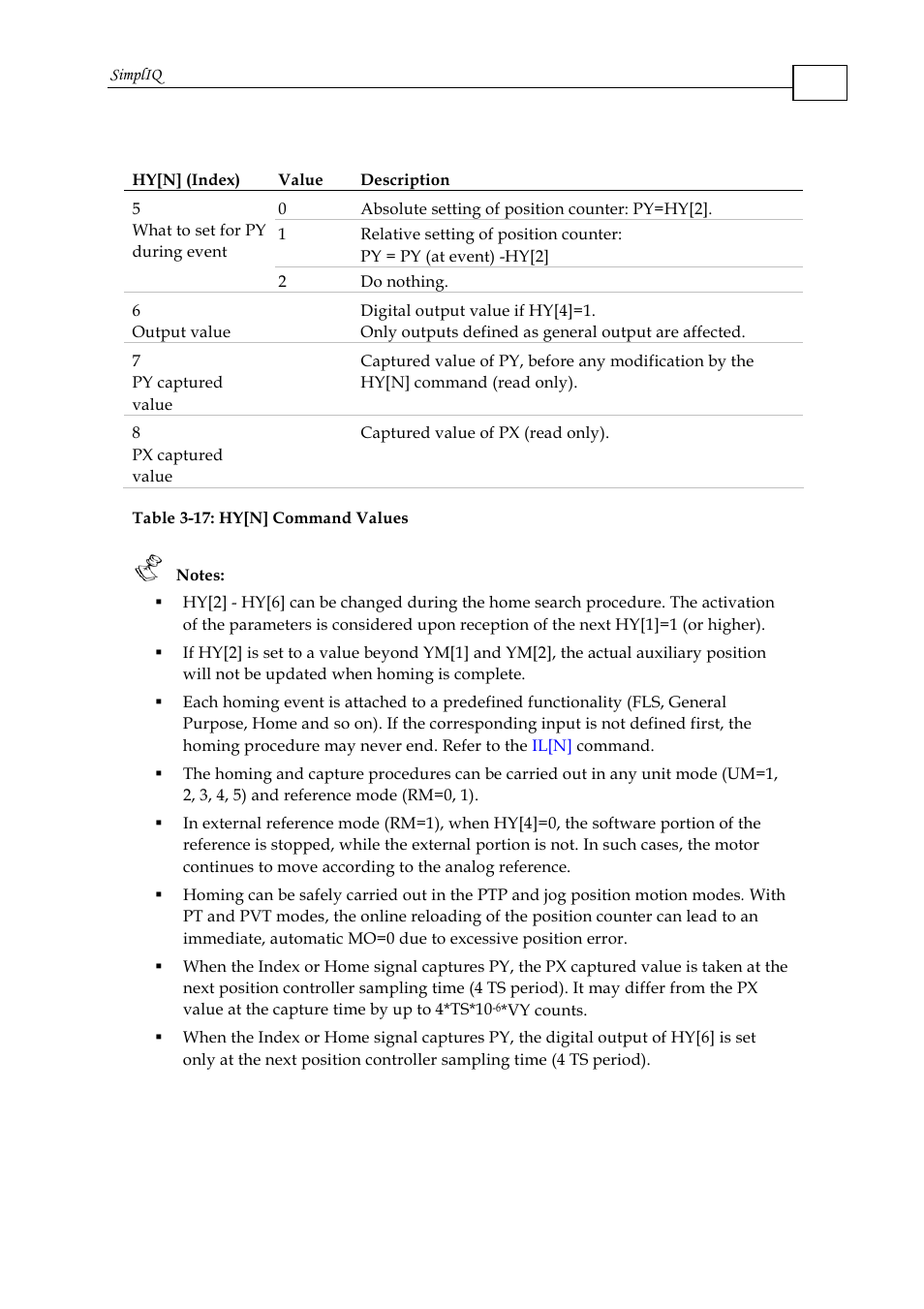 ElmoMC SimplIQ Command Reference User Manual | Page 76 / 188