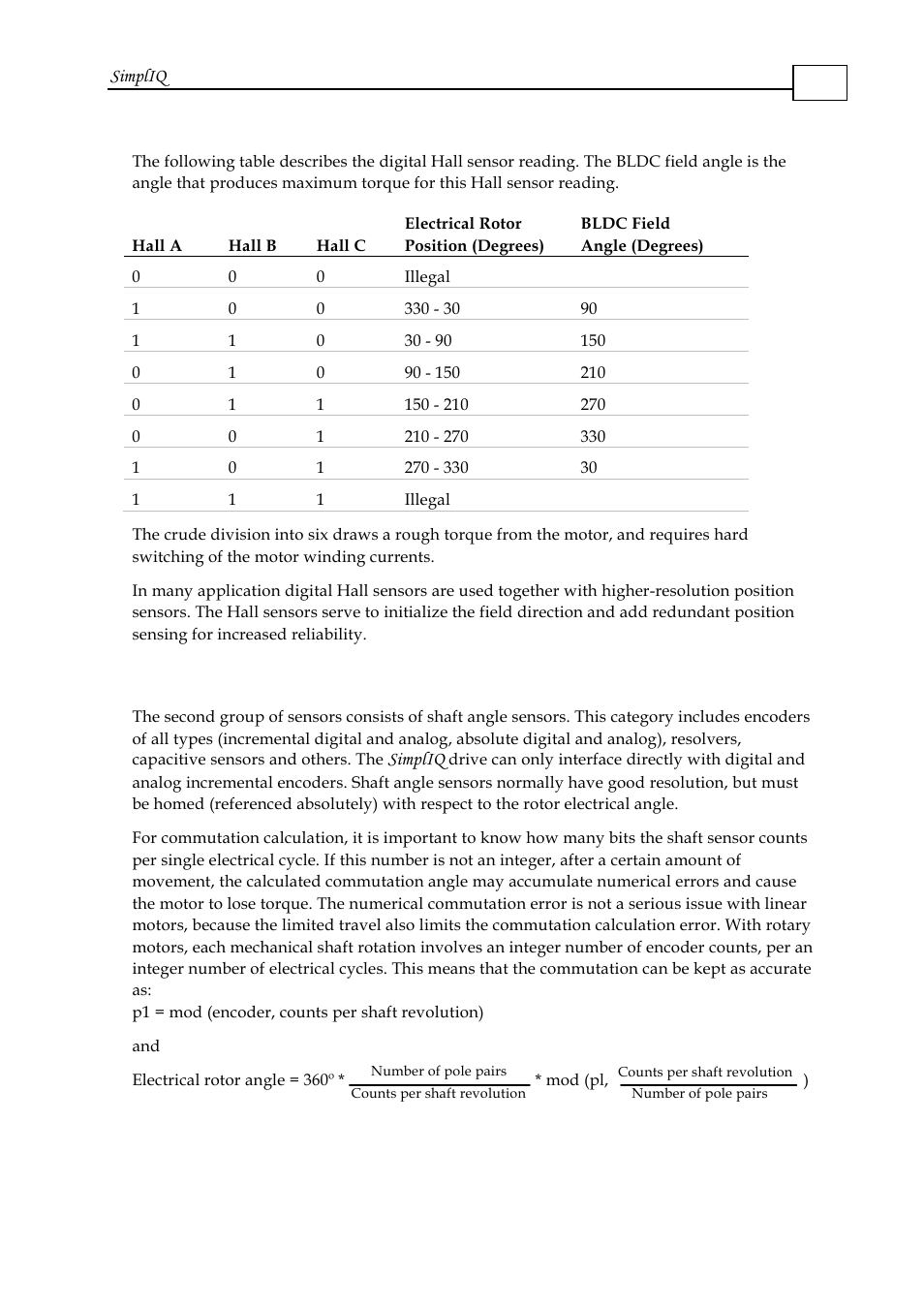 2 shaft angle sensors, Shaft angle sensors -4 | ElmoMC SimplIQ Software Manual User Manual | Page 114 / 226