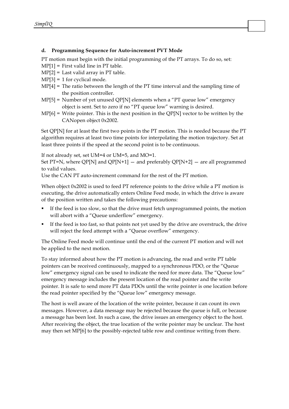 Simpliq | ElmoMC SimplIQ Software Manual User Manual | Page 168 / 226