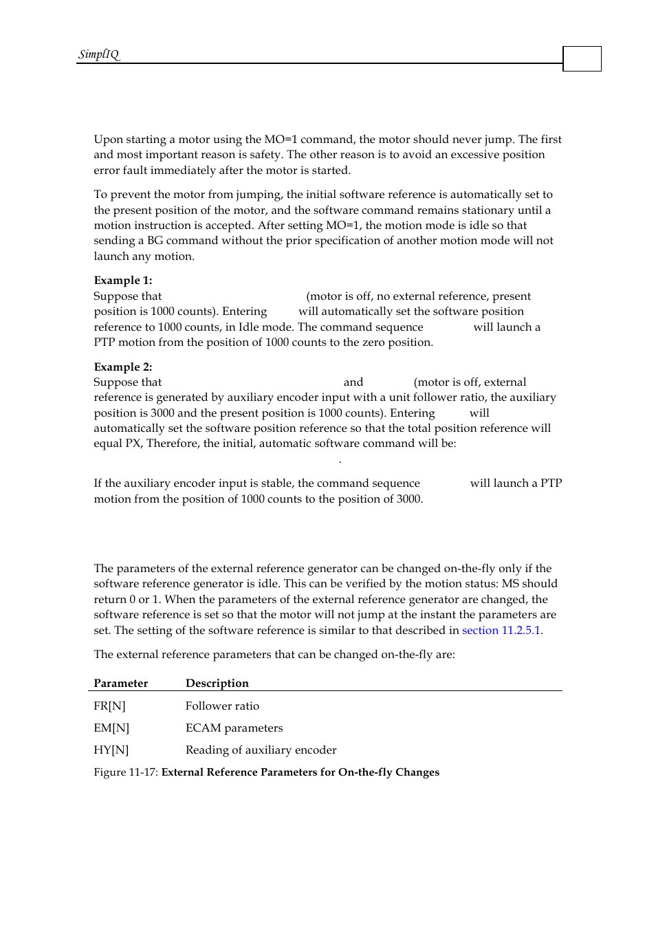 1 jump-free motor starting policy | ElmoMC SimplIQ Software Manual User Manual | Page 180 / 226