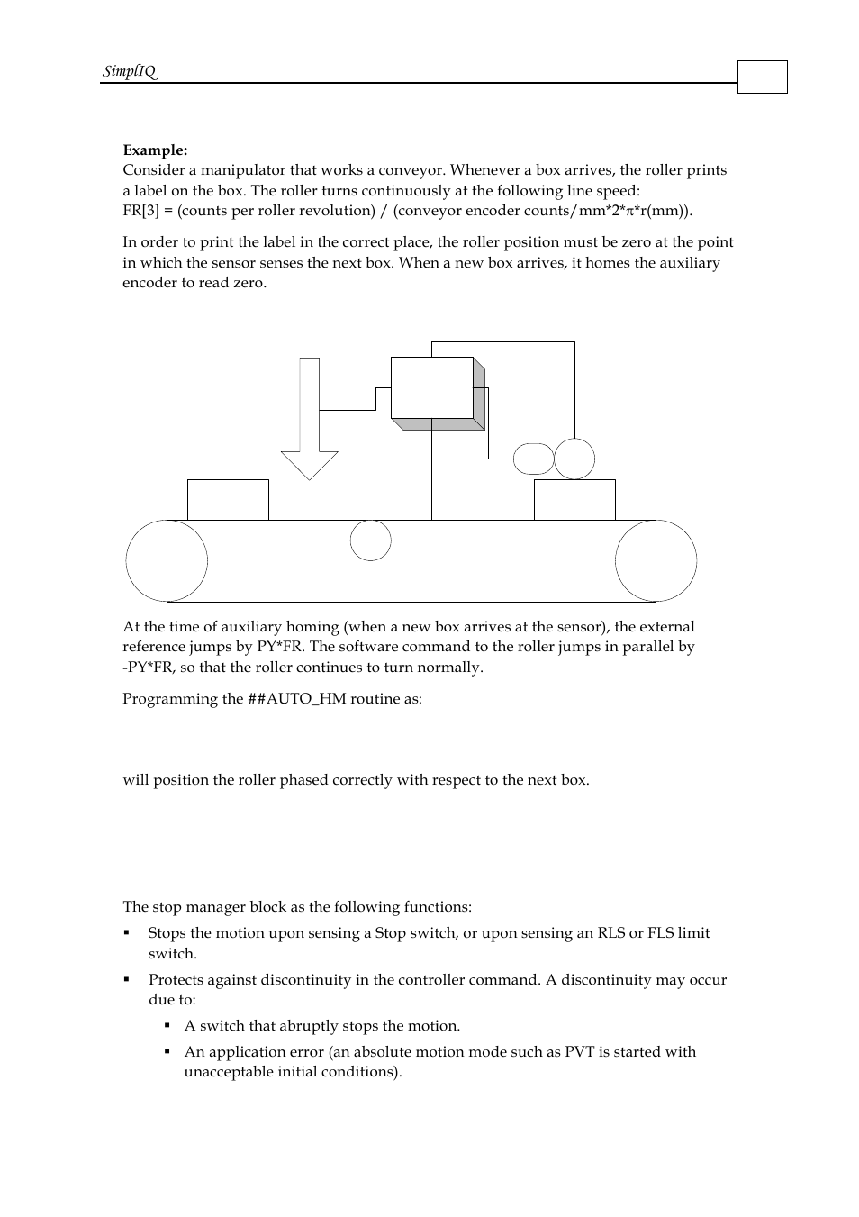 3 stop manager, 1 general description, 3 stop manager -40 | General description -40, Simpliq | ElmoMC SimplIQ Software Manual User Manual | Page 181 / 226