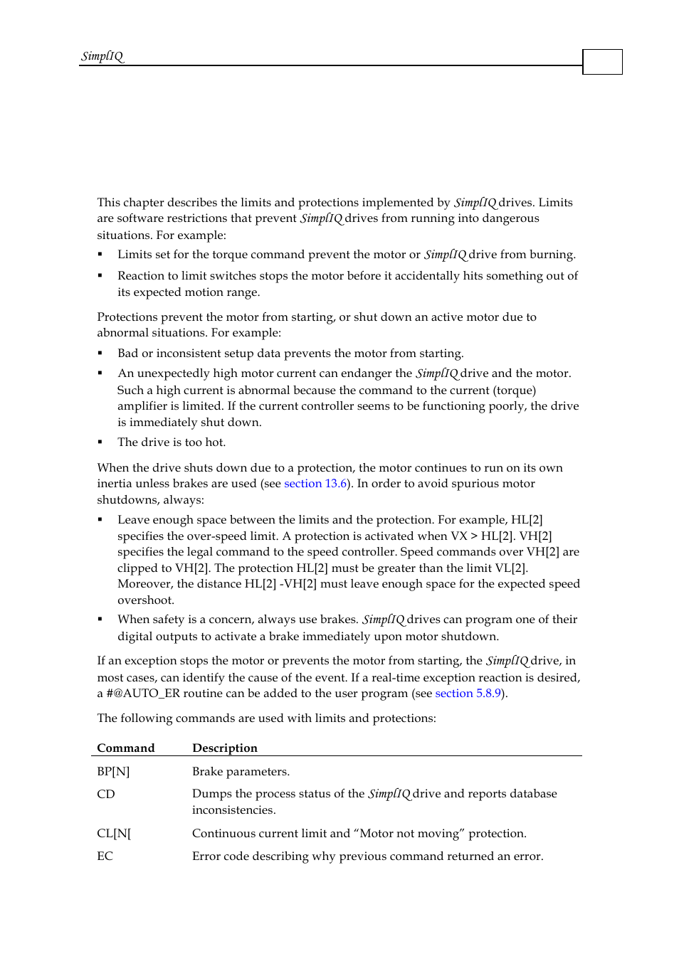 ElmoMC SimplIQ Software Manual User Manual | Page 196 / 226