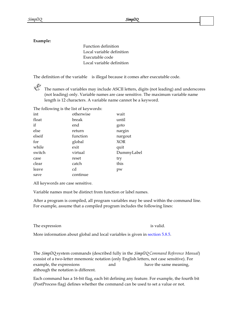 5 system commands | ElmoMC SimplIQ Software Manual User Manual | Page 38 / 226