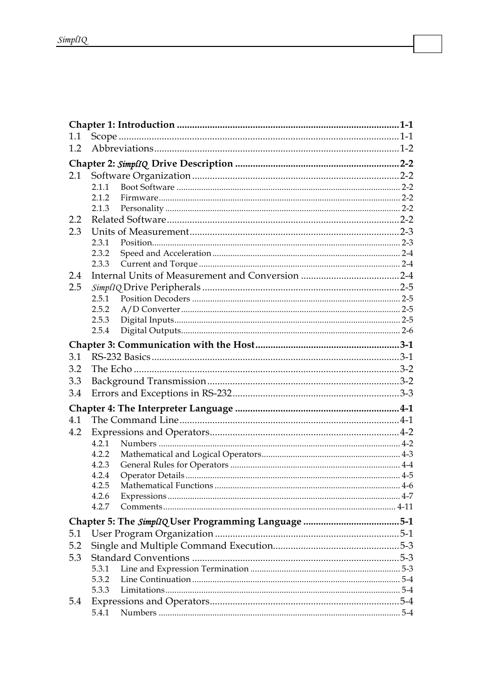 ElmoMC SimplIQ Software Manual User Manual | Page 4 / 226