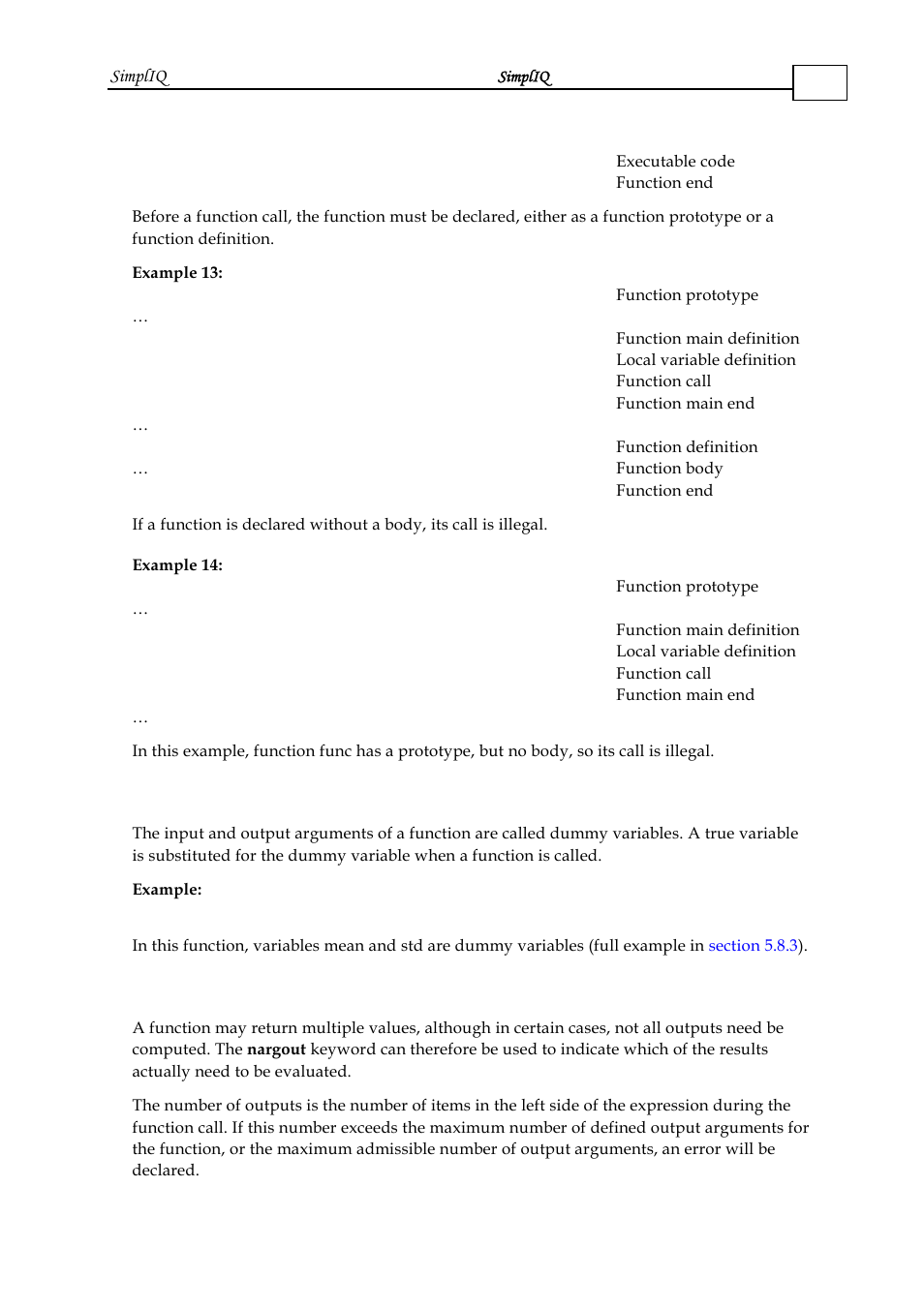 2 dummy variables, 3 count of output variables, Dummy variables -24 | Count of output variables -24 | ElmoMC SimplIQ Software Manual User Manual | Page 53 / 226
