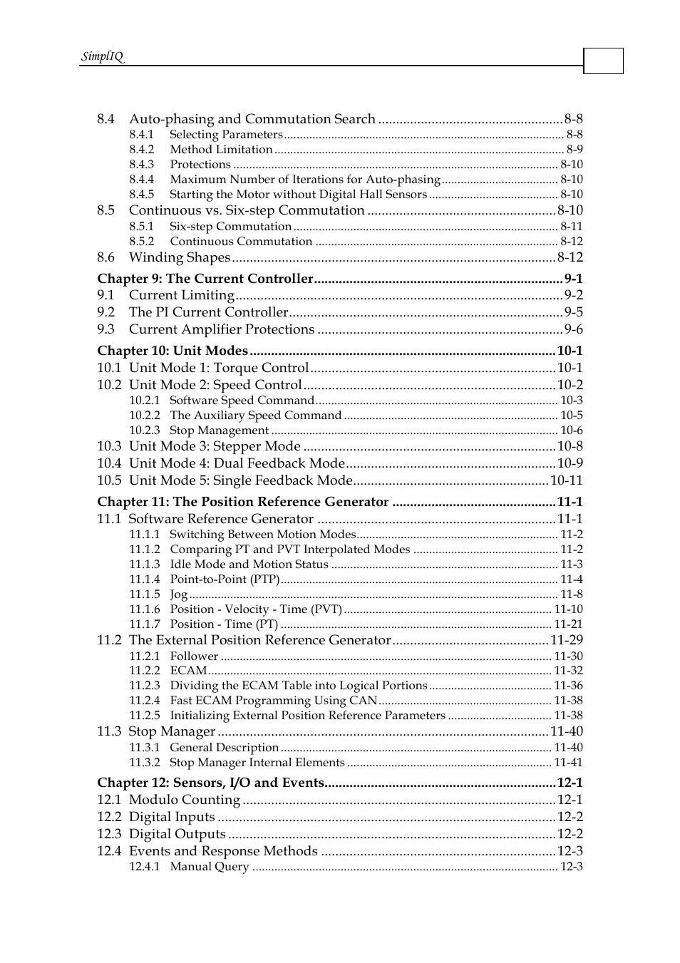 ElmoMC SimplIQ Software Manual User Manual | Page 7 / 226