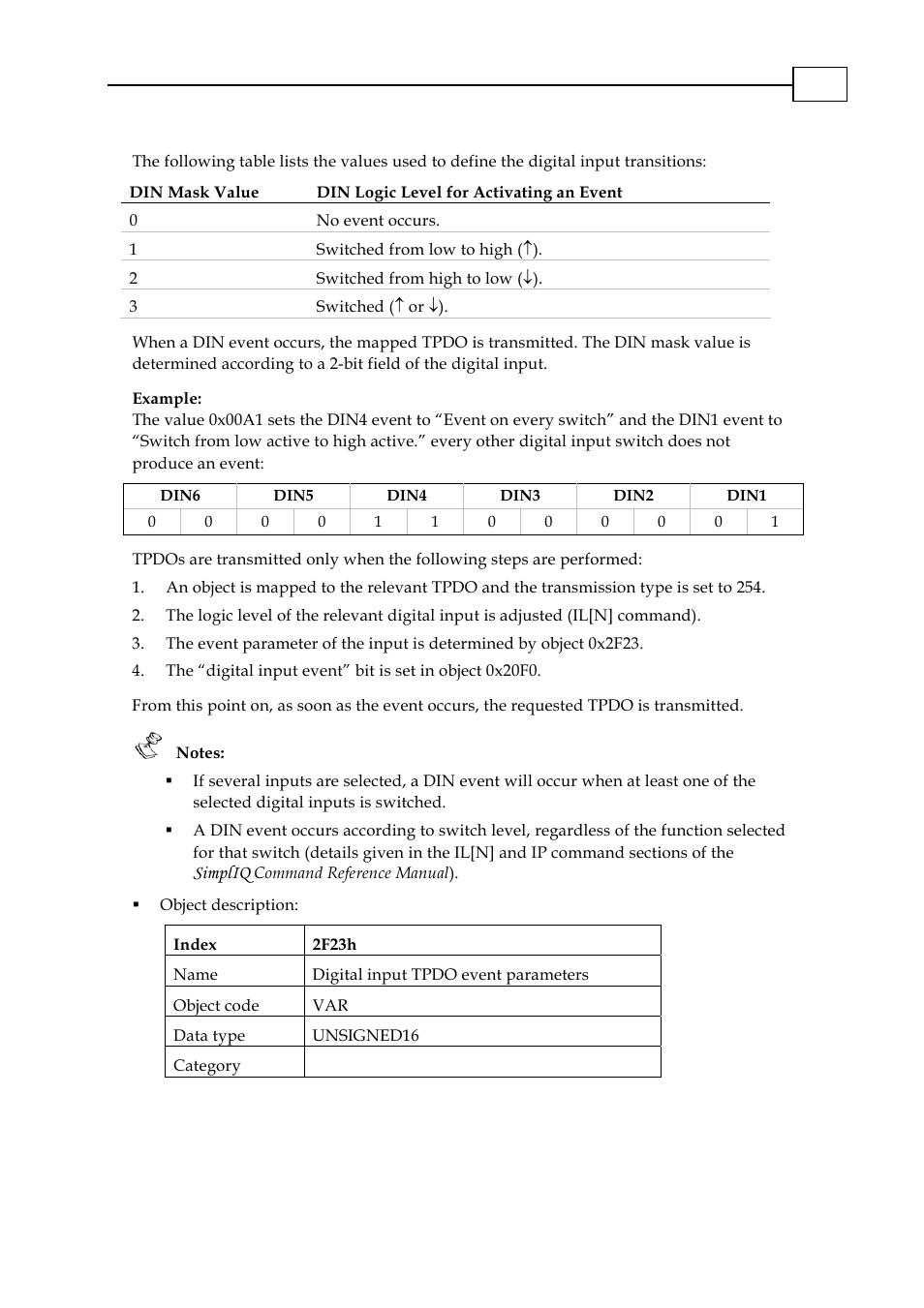 Simpliq | ElmoMC CANopen DS 301 Implementation Guide User Manual | Page 107 / 118