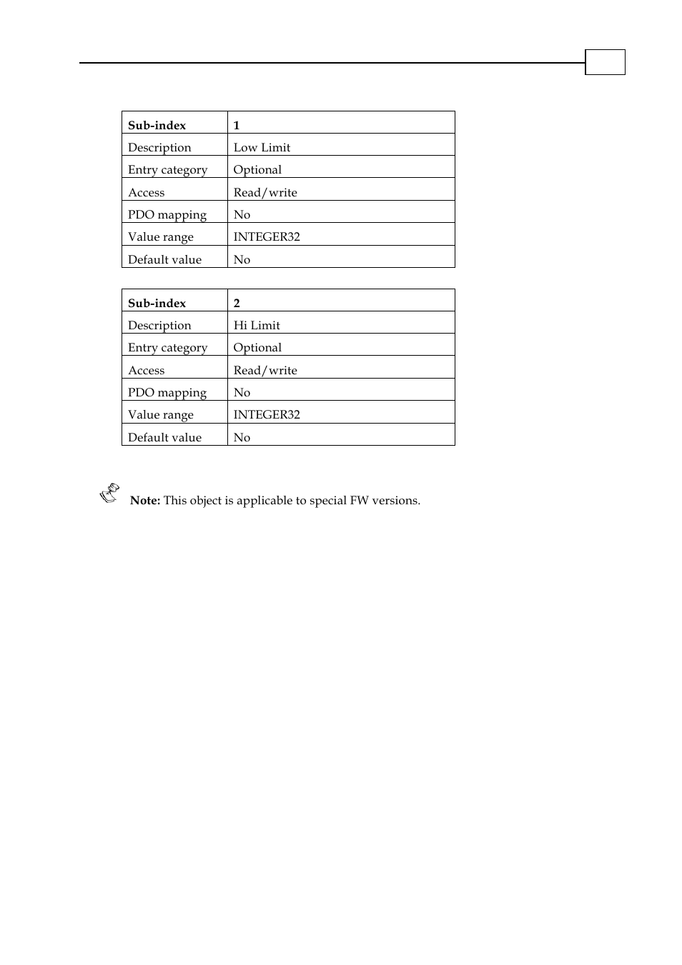 ElmoMC CANopen DS 301 Implementation Guide User Manual | Page 113 / 118