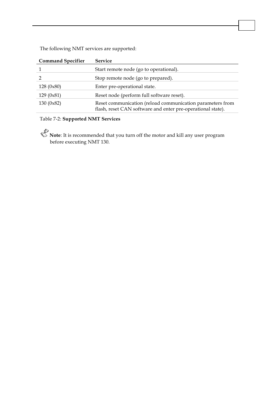 ElmoMC CANopen DS 301 Implementation Guide User Manual | Page 41 / 118