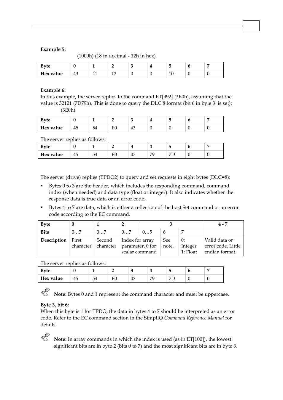 1 tpdo2 structure, Tpdo2 structure -4 | ElmoMC CANopen DS 301 Implementation Guide User Manual | Page 46 / 118