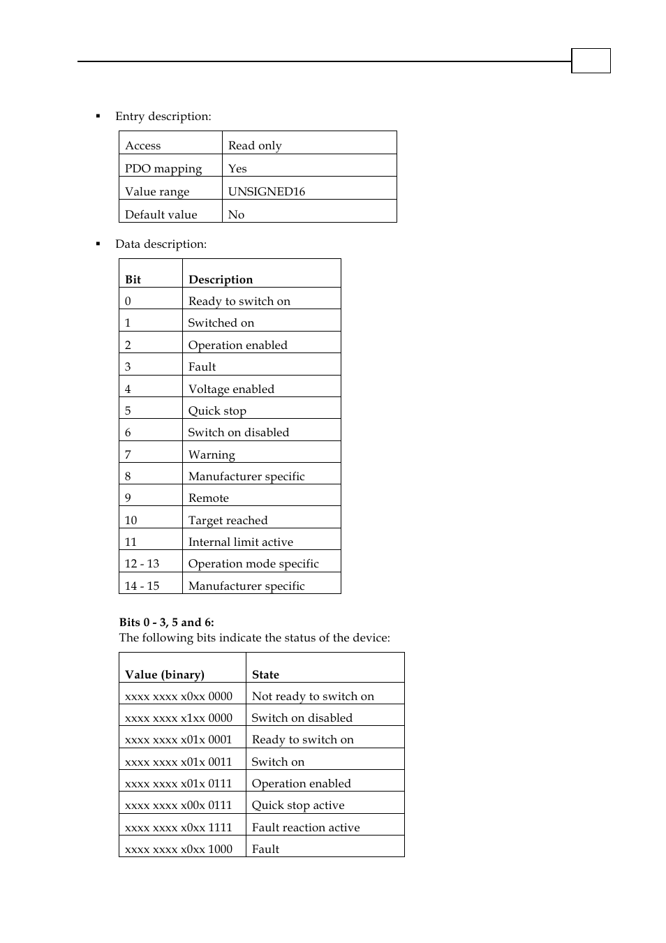 ElmoMC CANopen DSP 402 Implementation Guide User Manual | Page 35 / 116