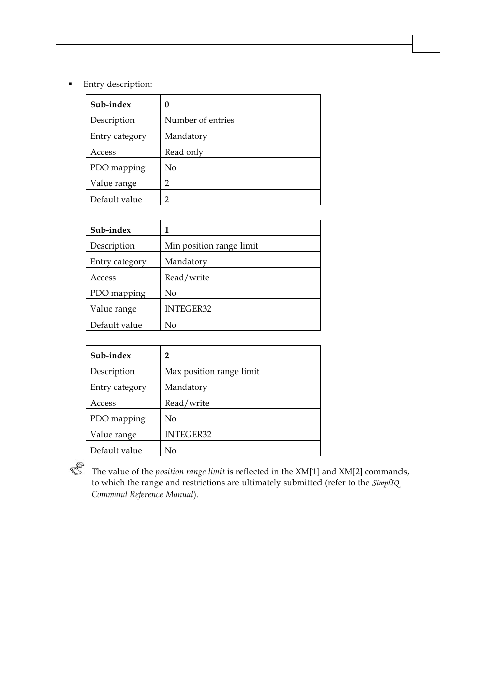 ElmoMC CANopen DSP 402 Implementation Guide User Manual | Page 79 / 116