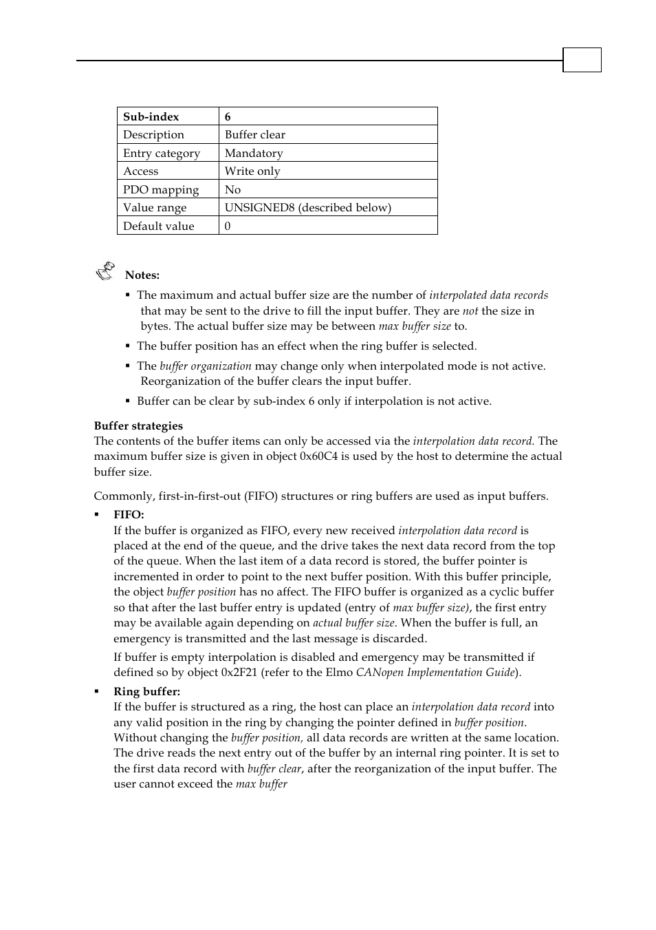 ElmoMC CANopen DSP 402 Implementation Guide User Manual | Page 96 / 116
