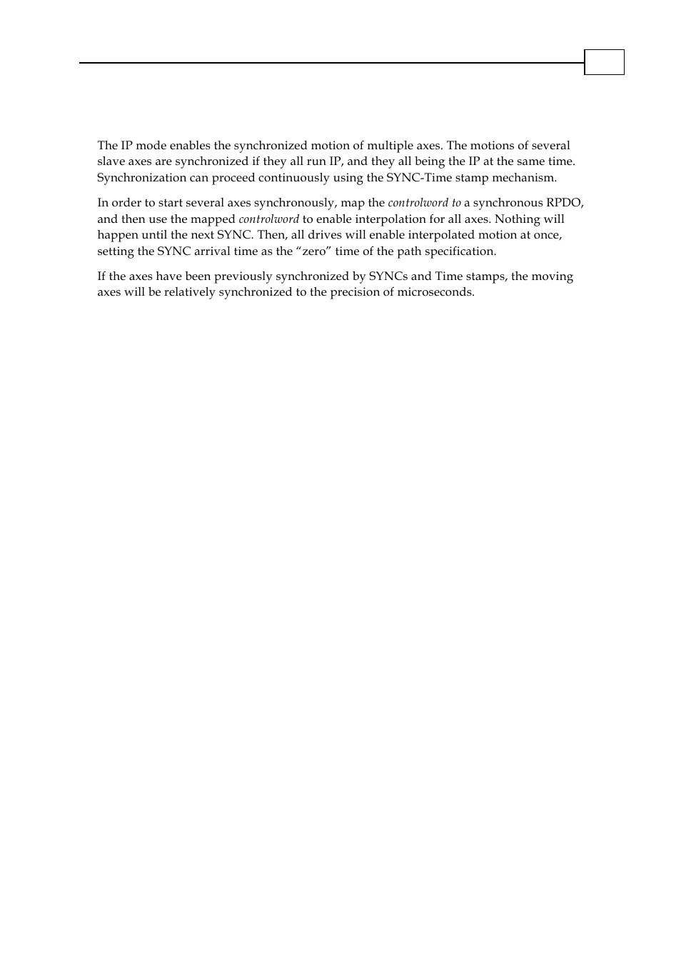 Motion synchronization, 3 motion synchronization | ElmoMC CANopen DSP 402 Implementation Guide User Manual | Page 99 / 116