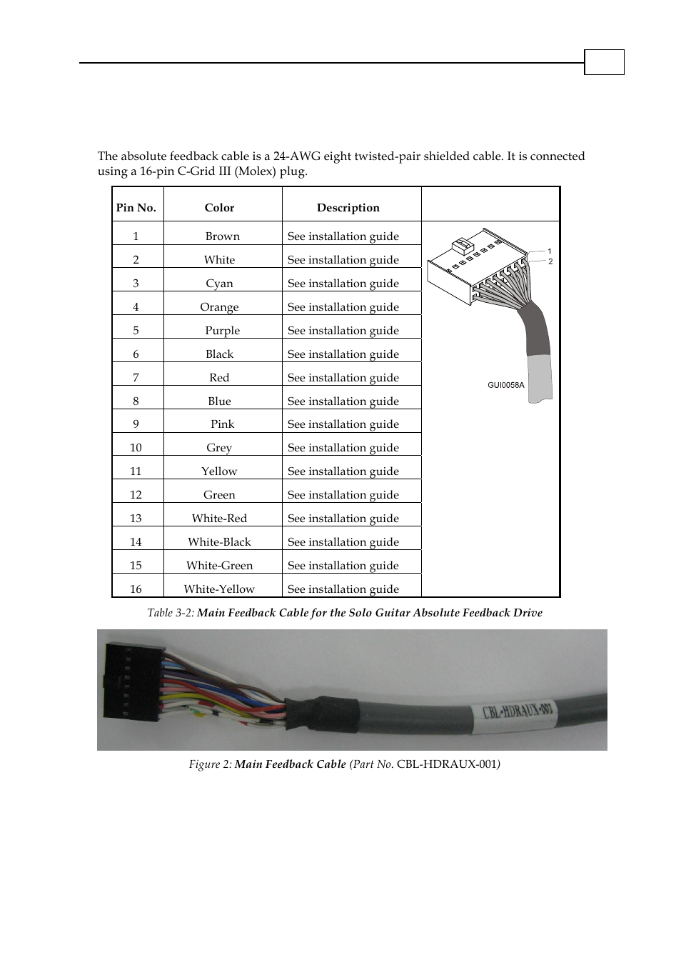 ElmoMC SimplIQ Digital Servo Drives-Solo Guitar ABS Cable Kit User Manual | Page 9 / 13