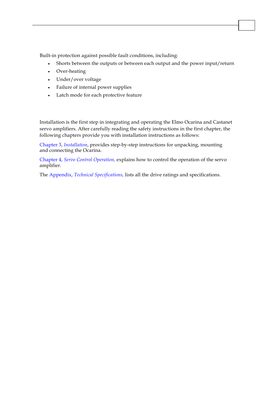 3 fault protection, 4 how to use this guide | ElmoMC SimplIQ Analog Servo Amplifiers-Ocarina Installation User Manual | Page 9 / 30