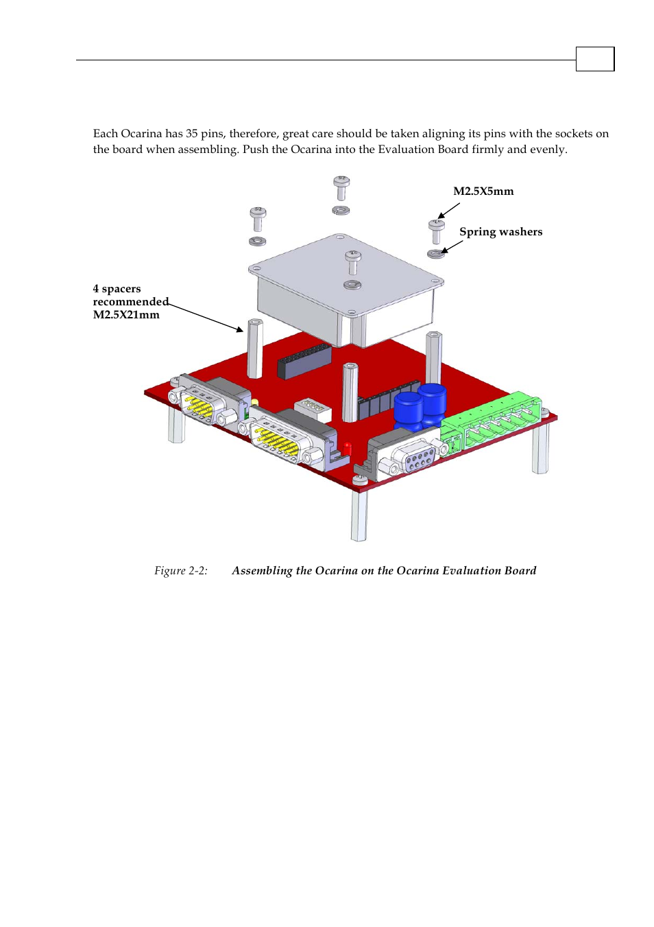 2 connecting the ocarina to the evaluation board | ElmoMC SimplIQ Analog Servo Amplifiers-Ocarina Evaluation Board User Guide User Manual | Page 14 / 31