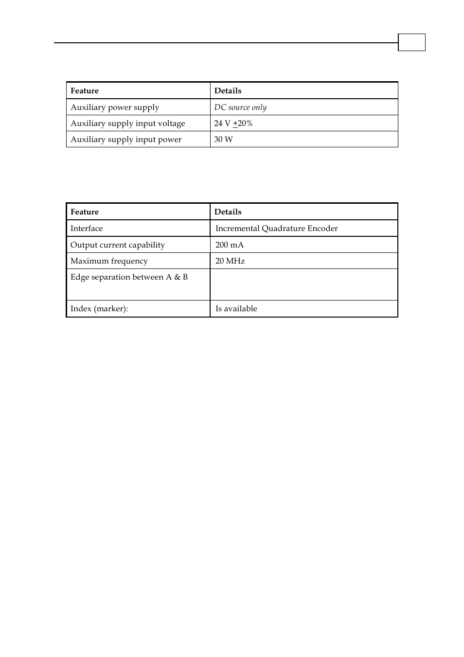 A.4.1 power supply, A.5 maestro connectors, A.5.1 encoder input | A.5 maestro connectors a.5.1 encoder input | ElmoMC Multi-Axis Motion Controller-Maestro Installation Guide User Manual | Page 40 / 46
