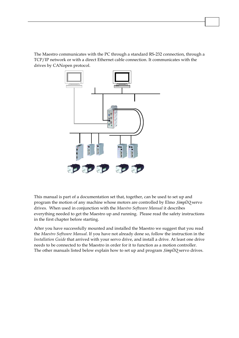 3 communication options, 4 how to use this guide, Simpliq | ElmoMC Multi-Axis Motion Controller-Maestro Installation Guide User Manual | Page 9 / 46