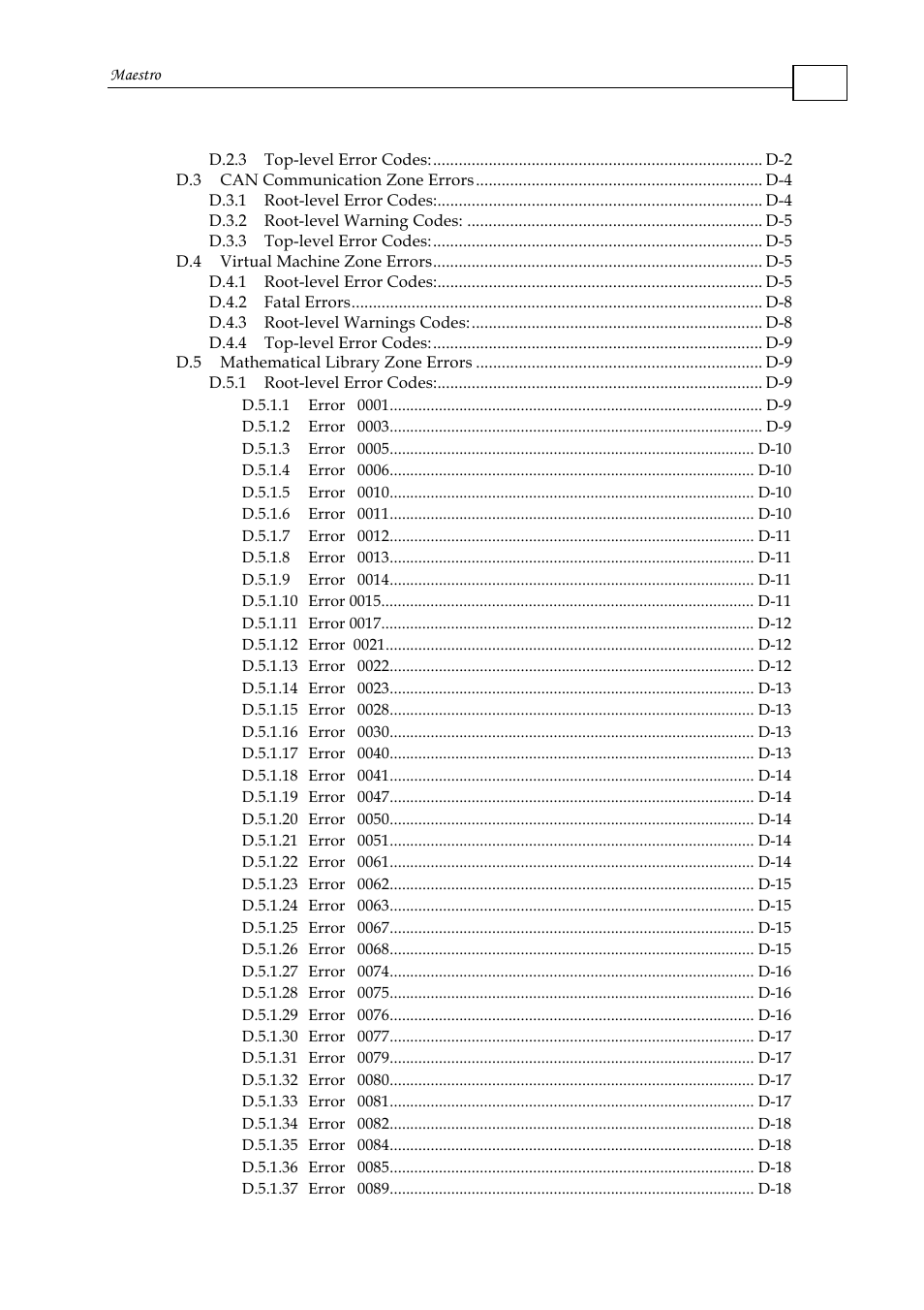 ElmoMC Multi-Axis Motion Controller-Maestro User Manual | Page 10 / 313