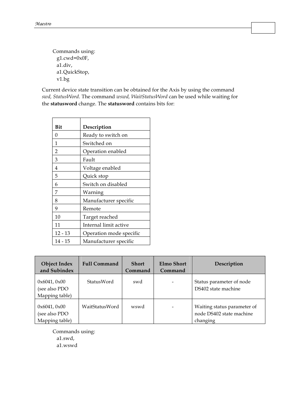 ElmoMC Multi-Axis Motion Controller-Maestro User Manual | Page 151 / 313