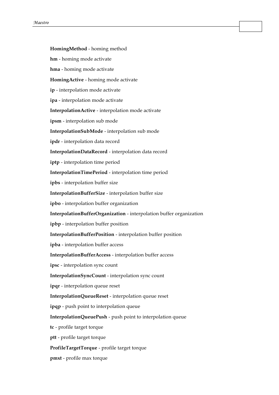 ElmoMC Multi-Axis Motion Controller-Maestro User Manual | Page 191 / 313