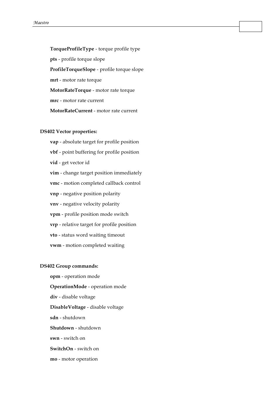 ElmoMC Multi-Axis Motion Controller-Maestro User Manual | Page 197 / 313
