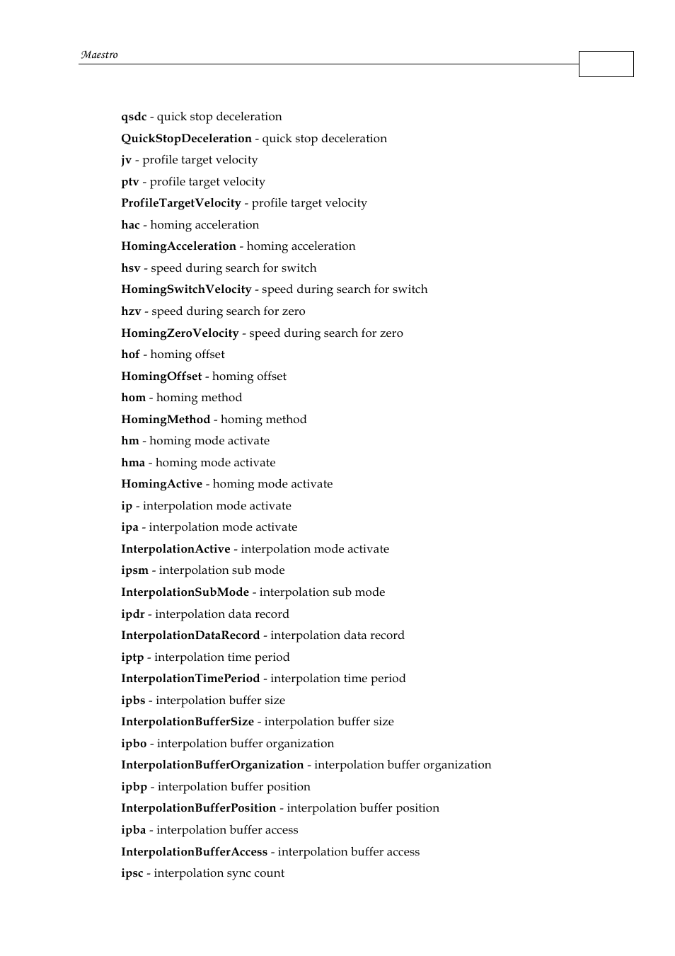 ElmoMC Multi-Axis Motion Controller-Maestro User Manual | Page 200 / 313
