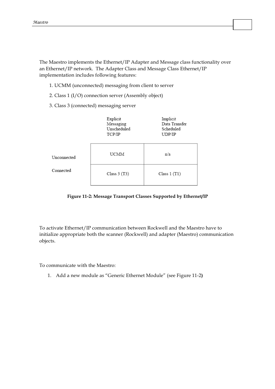 3 product classes, 4 ethernet/ip module activation, 1 ethernet/ip scanner (rockwell) activation | ElmoMC Multi-Axis Motion Controller-Maestro User Manual | Page 205 / 313