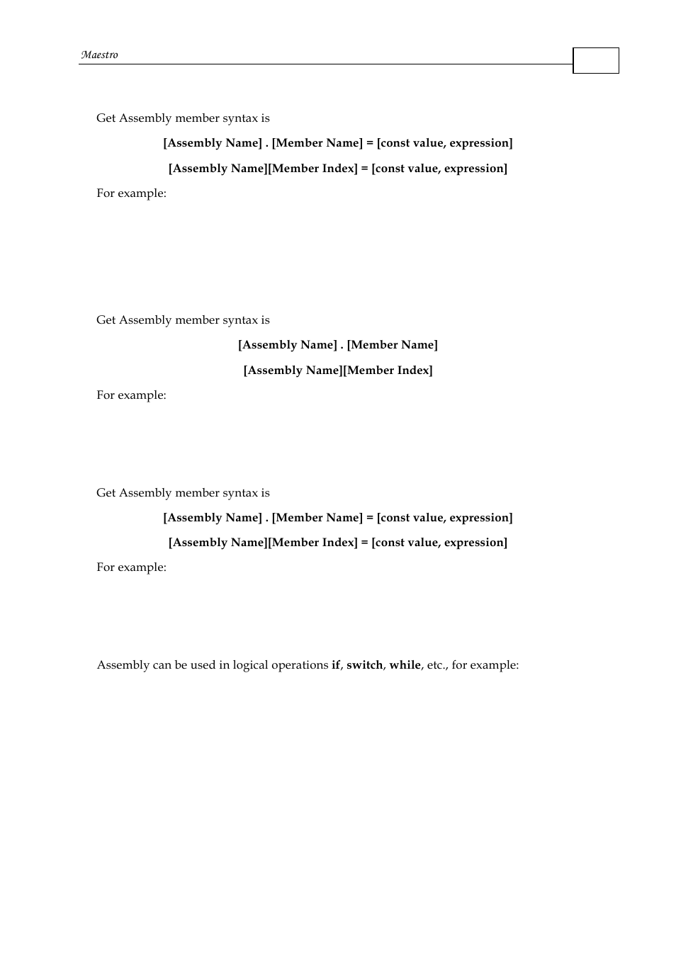 2 maestro program | ElmoMC Multi-Axis Motion Controller-Maestro User Manual | Page 215 / 313