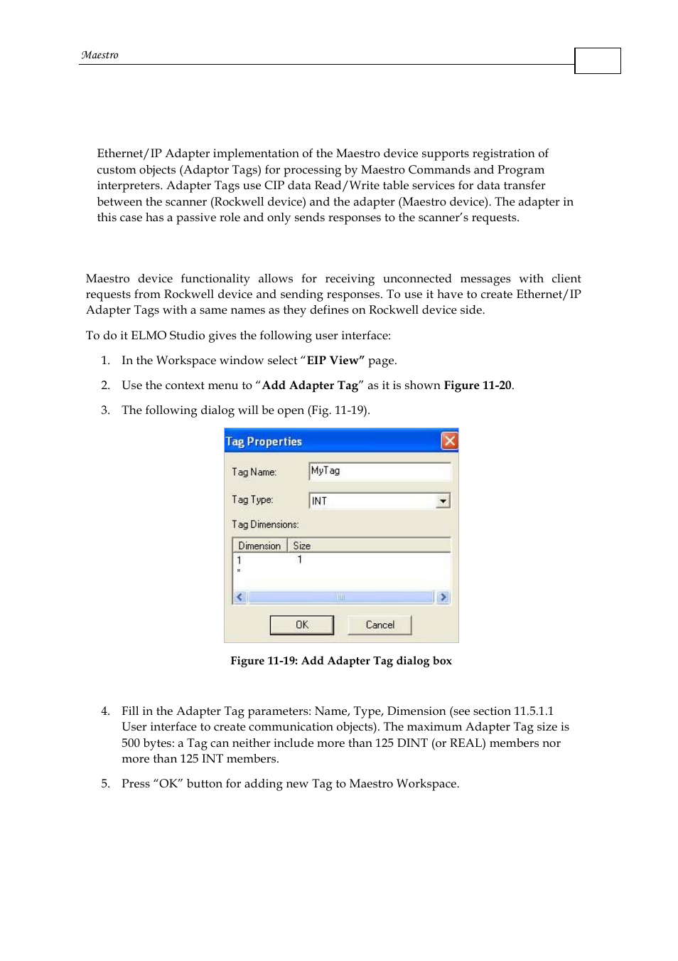 7 class 3 (connected) messaging server, 1 user interface to create communication objects | ElmoMC Multi-Axis Motion Controller-Maestro User Manual | Page 218 / 313