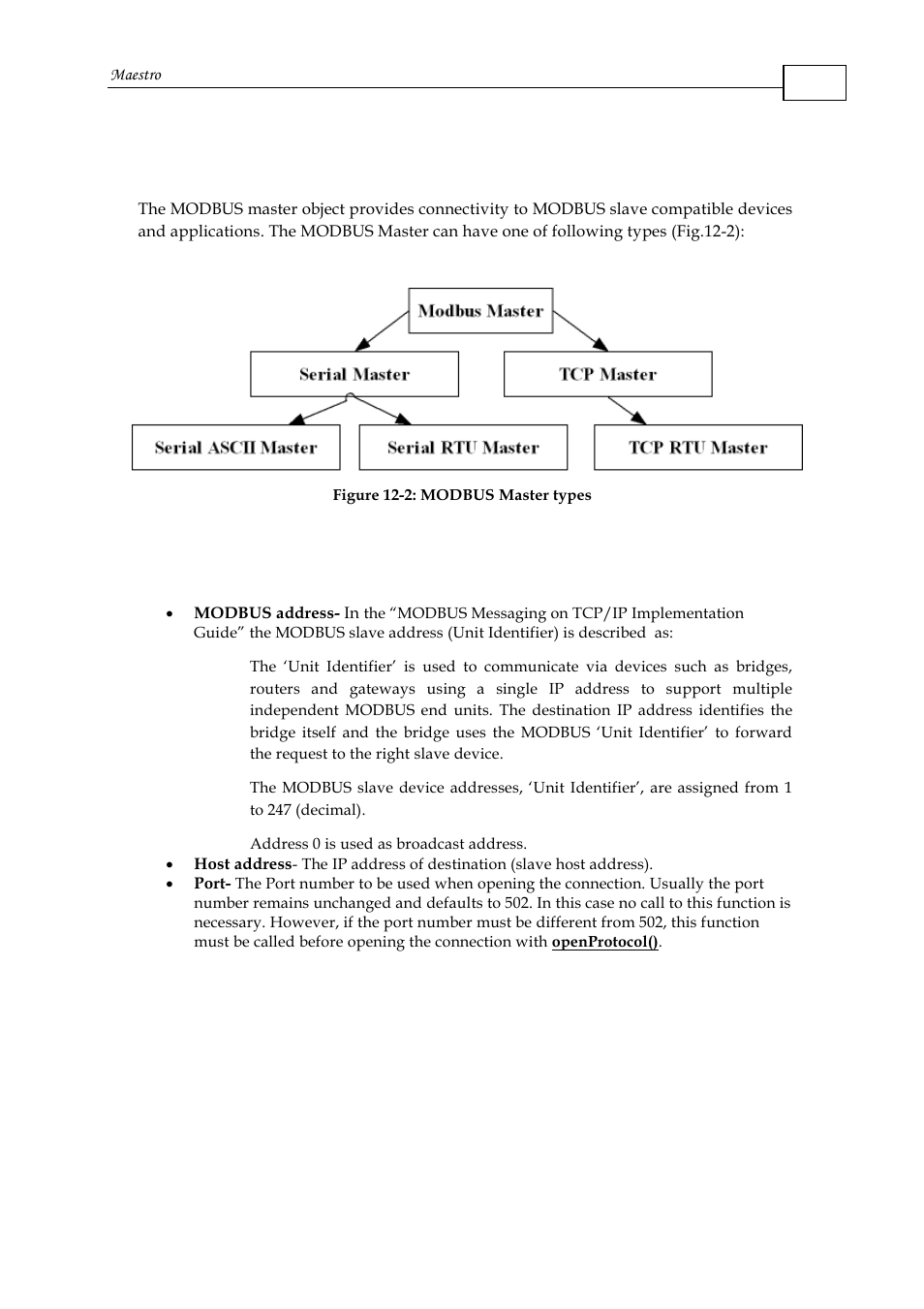 1 master (client) functionality implementation, 1 ethernet media, 1 tcp communication parameters | ElmoMC Multi-Axis Motion Controller-Maestro User Manual | Page 222 / 313