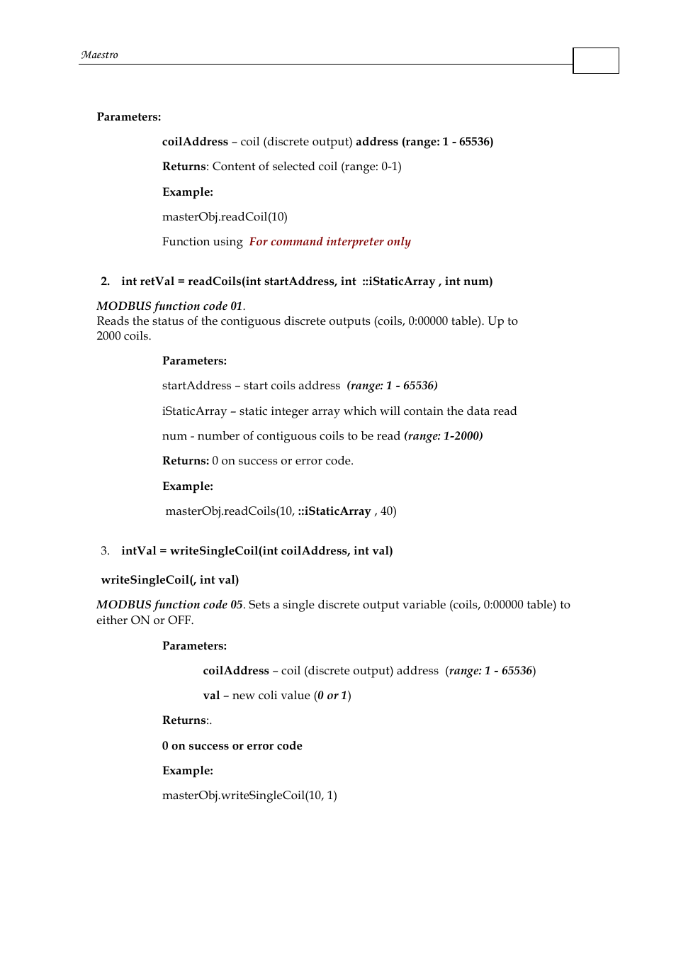 ElmoMC Multi-Axis Motion Controller-Maestro User Manual | Page 225 / 313