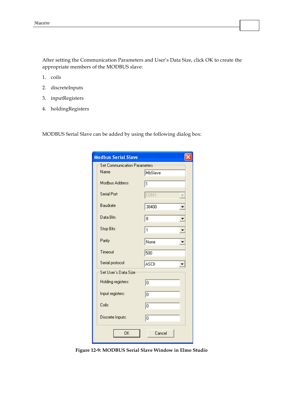 5 modbus serial slave | ElmoMC Multi-Axis Motion Controller-Maestro User Manual | Page 236 / 313