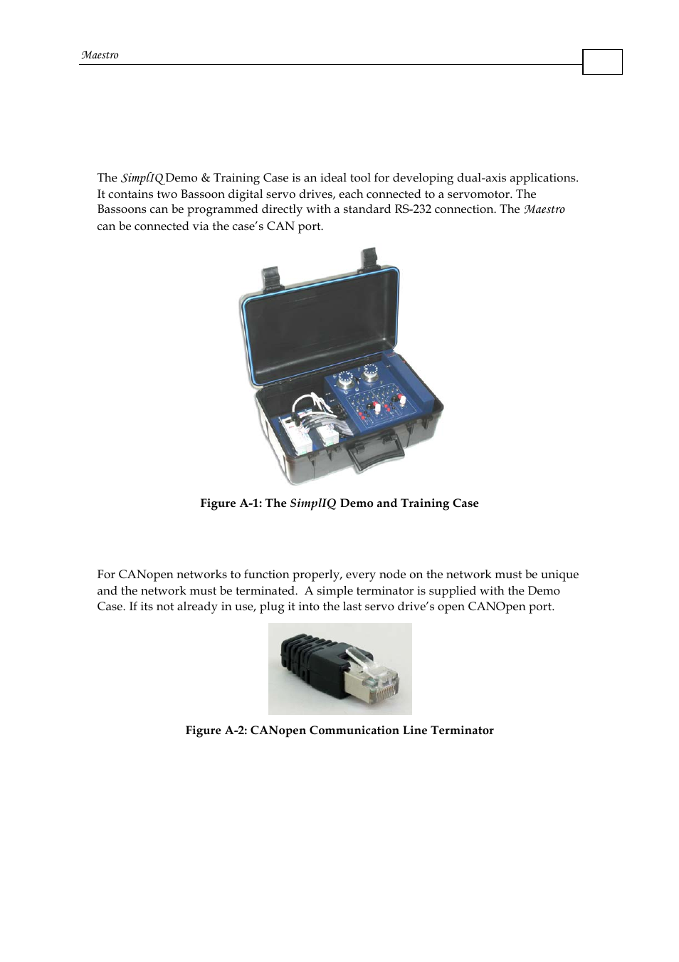 Appendix a: setting up the demo case, A.1 setting up the can nodes | ElmoMC Multi-Axis Motion Controller-Maestro User Manual | Page 251 / 313