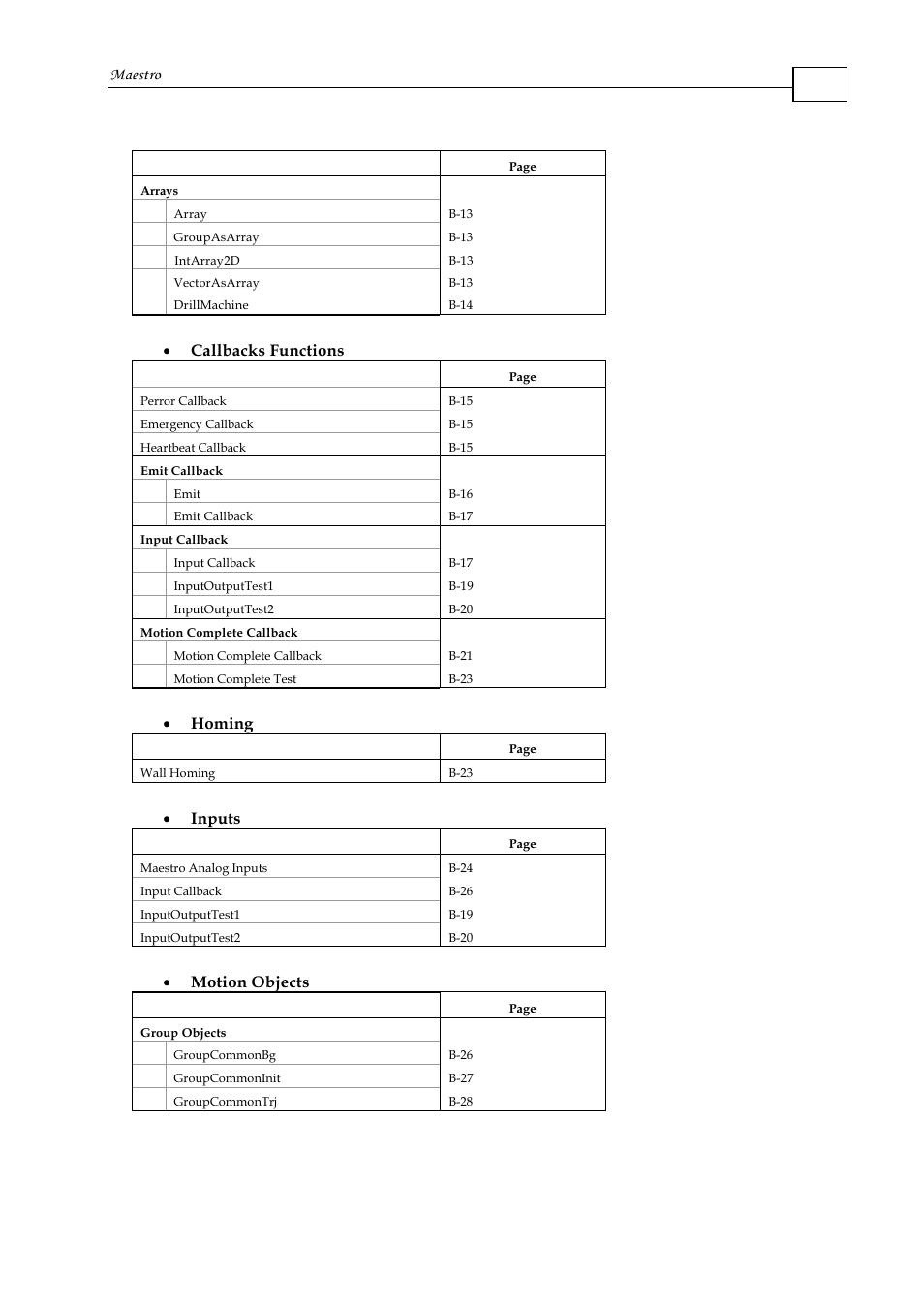 Maestro | ElmoMC Multi-Axis Motion Controller-Maestro User Manual | Page 254 / 313