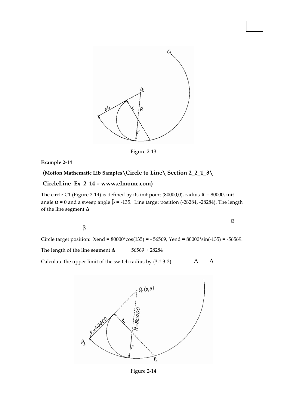 Α = 0, Β = 135, R = (2rδl – δl | ElmoMC Multi-Axis Motion Controller-Maestro Motion Control User Manual | Page 39 / 72